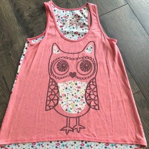 Owl tank top